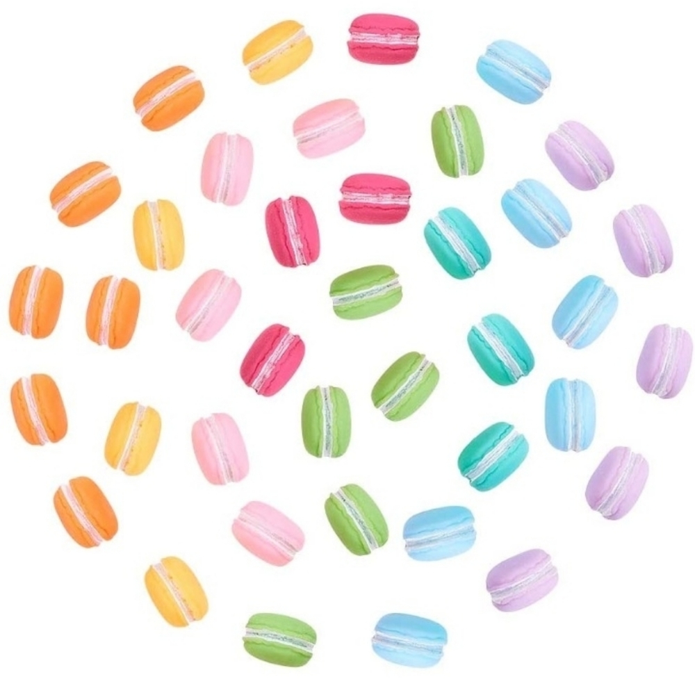5 count of Macaroon shoe charms